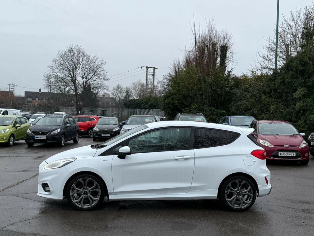 Ford Fiesta 1.0T Ecoboost St-line Euro 6 Ss White #4