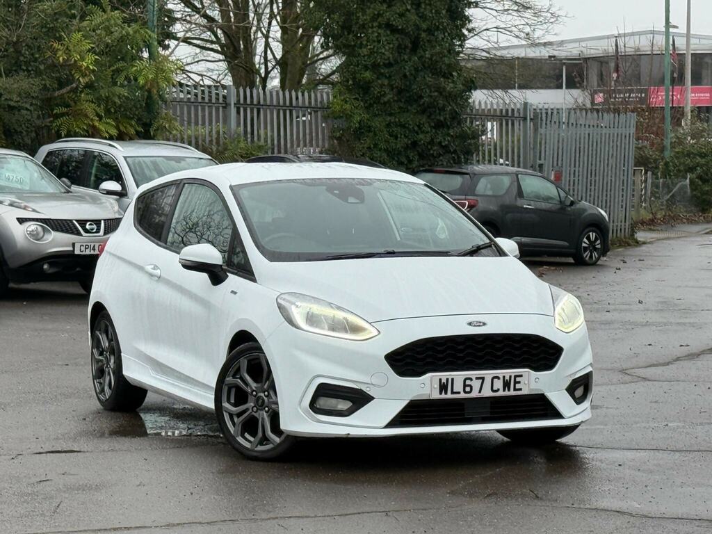 Ford Fiesta 1.0T Ecoboost St-line Euro 6 Ss White
