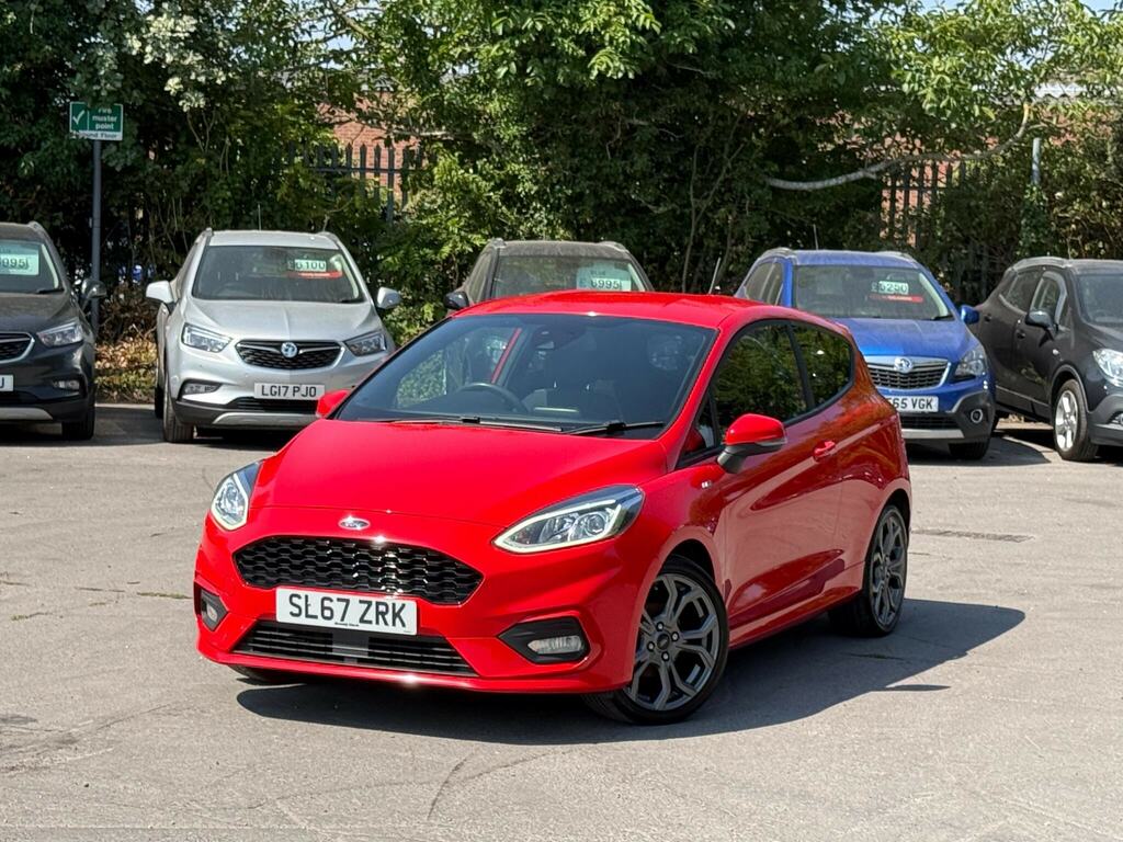Ford Fiesta 1.0T Ecoboost St-line Euro 6 Ss Red #3