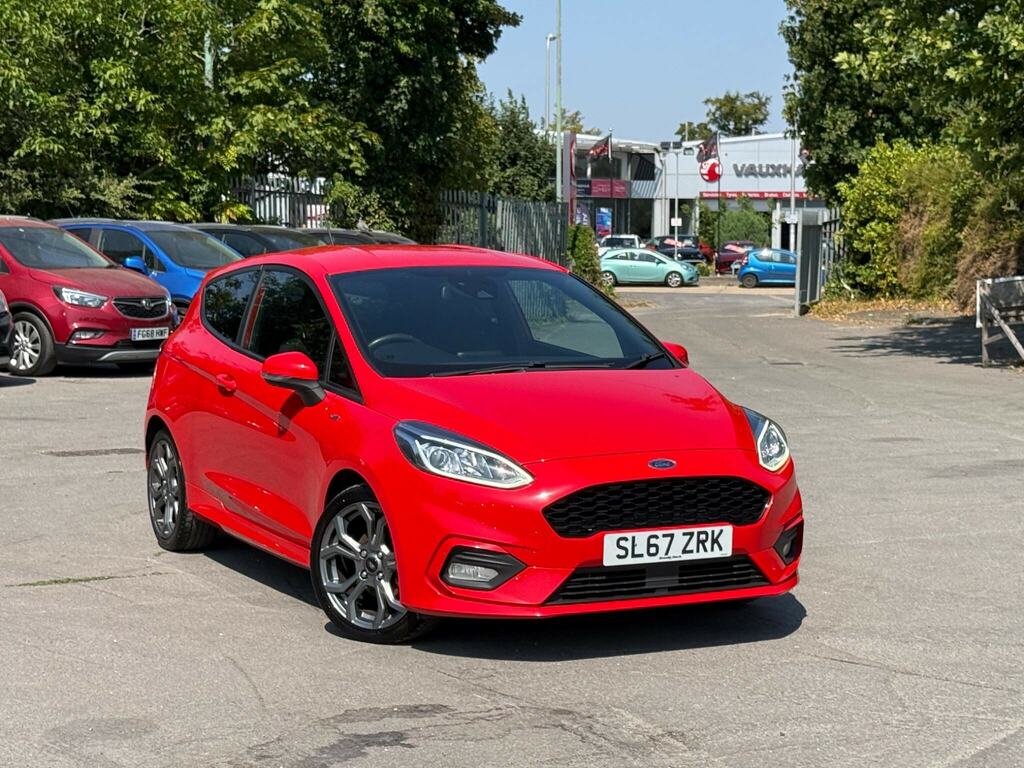 Ford Fiesta 1.0T Ecoboost St-line Euro 6 Ss Red