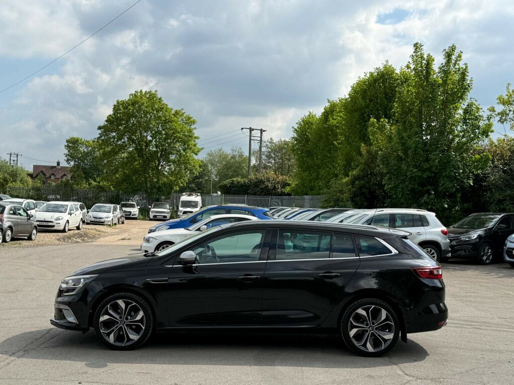 Renault Megane 1.3 Tce Gt Line Sport Tourer Euro 6 Ss Black #4