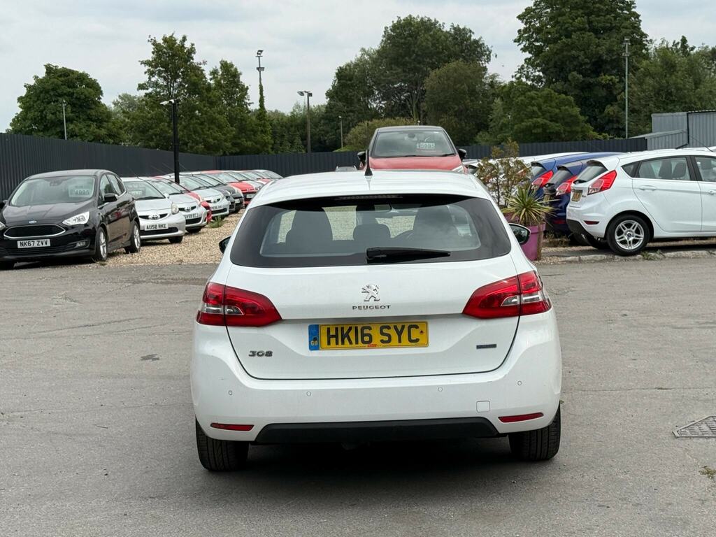 Peugeot 308 SW 1.2 Puretech Active Estate Euro 6 White #6