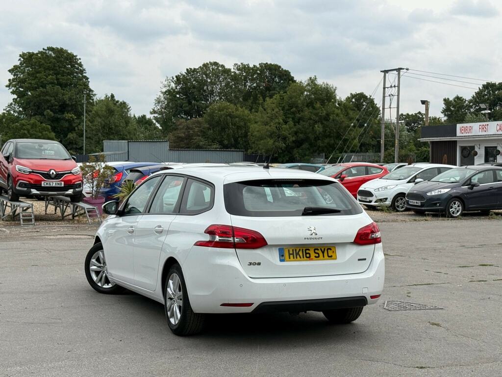 Peugeot 308 SW 1.2 Puretech Active Estate Euro 6 White #5