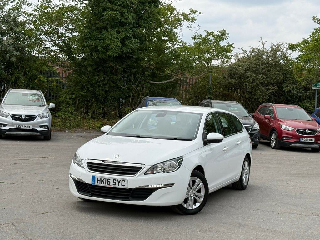 Peugeot 308 SW 1.2 Puretech Active Estate Euro 6 White #3