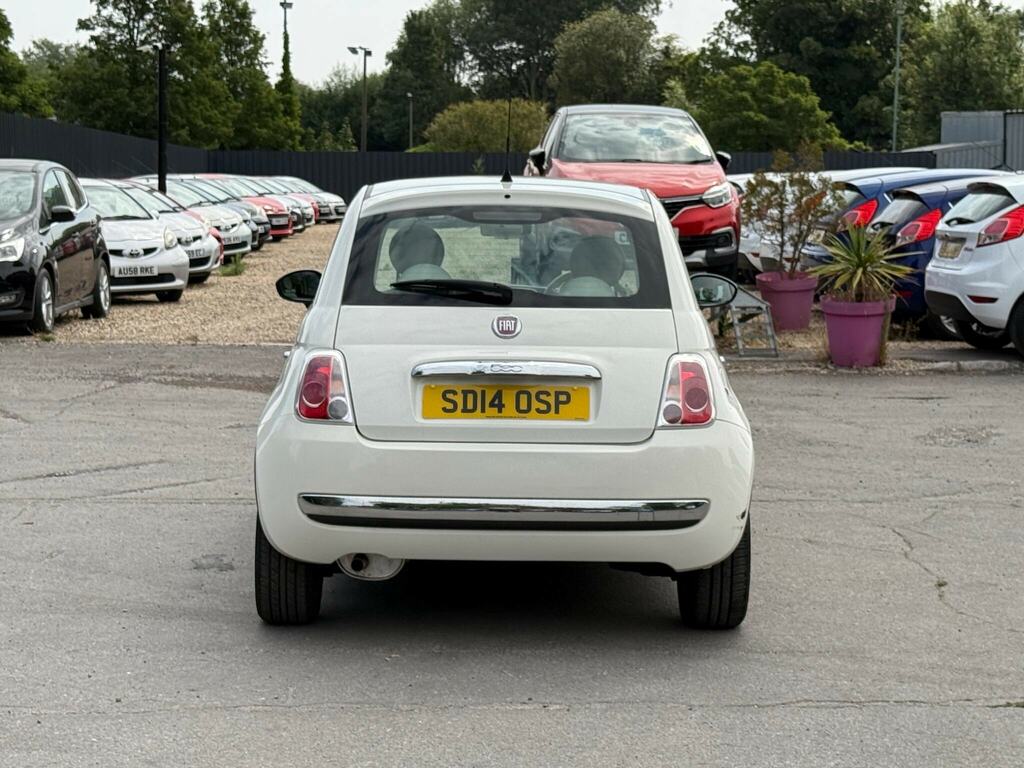 Fiat 500 1.2 Lounge Euro 6 Ss White #5