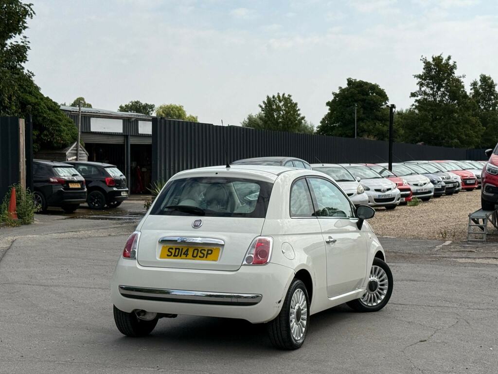 Fiat 500 1.2 Lounge Euro 6 Ss White #6