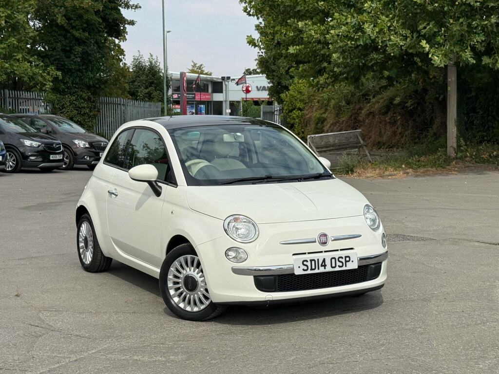 Fiat 500 1.2 Lounge Euro 6 Ss White