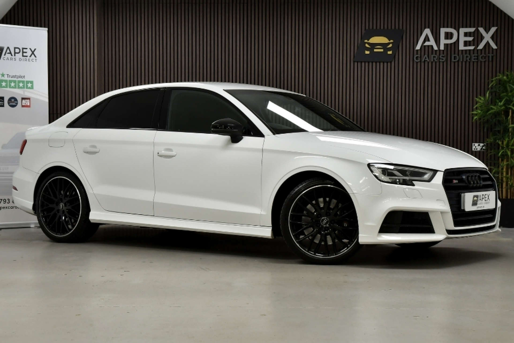 Audi S3 Tfsi Black Edition Saloon S Tronic Quattro LA69CPU White #4