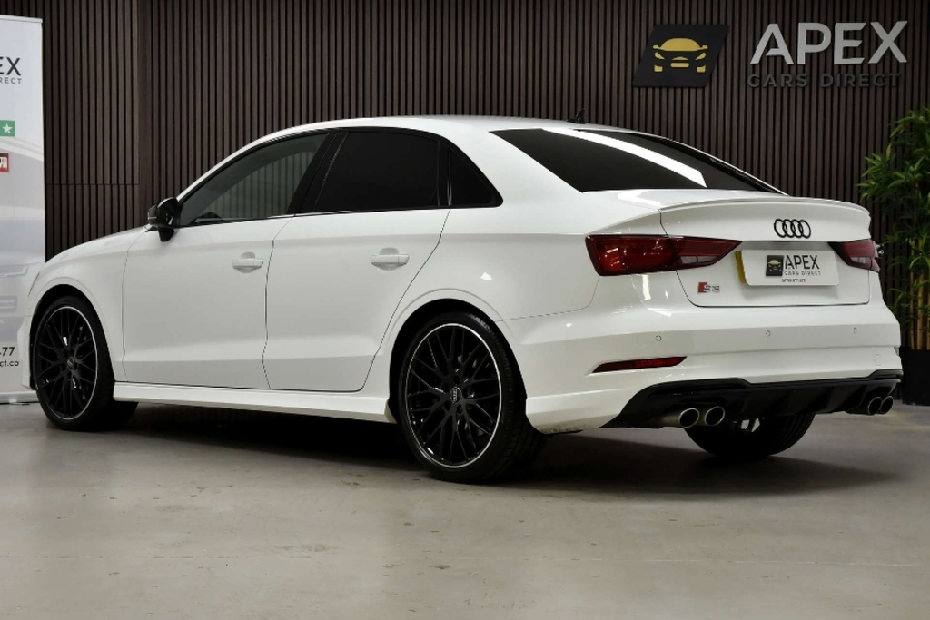 Audi S3 Tfsi Black Edition Saloon S Tronic Quattro LA69CPU White #3