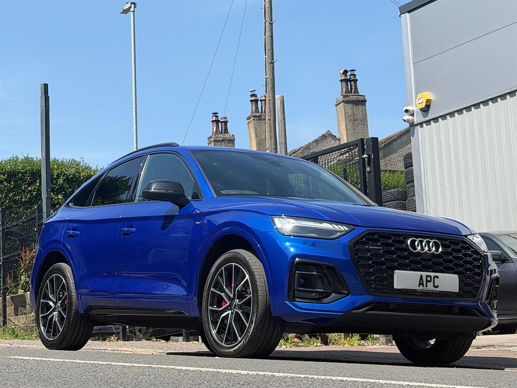 Audi Q5 2.0 Tfsi 45 S Line Sportback S Tronic Quattro Euro Blue