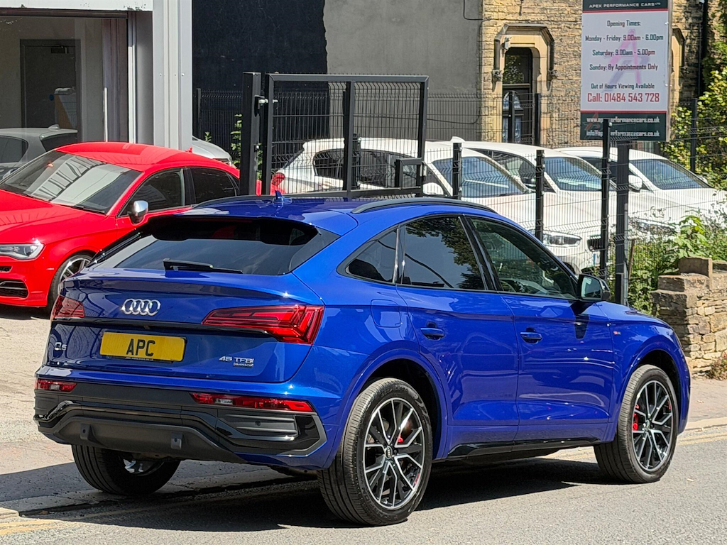 Audi Q5 2.0 Tfsi 45 S Line Sportback S Tronic Quattro Euro SW71ORF Blue #6