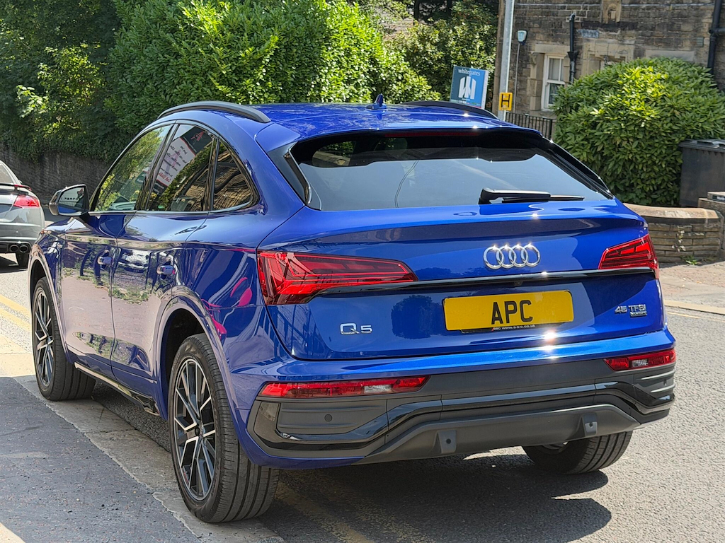 Audi Q5 2.0 Tfsi 45 S Line Sportback S Tronic Quattro Euro SW71ORF Blue #4