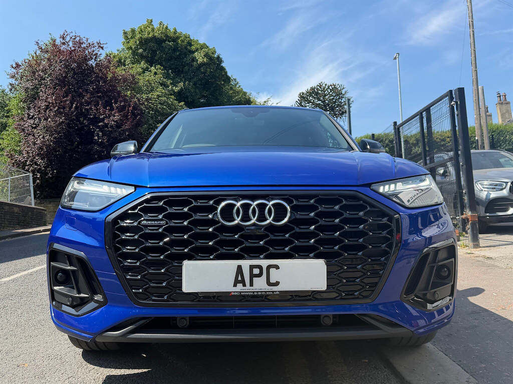 Audi Q5 2.0 Tfsi 45 S Line Sportback S Tronic Quattro Euro SW71ORF Blue #2
