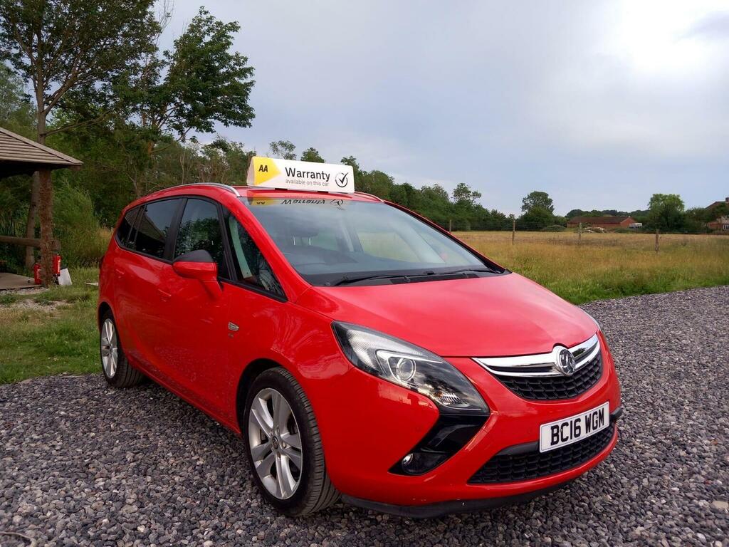 Vauxhall Zafira Tourer Mpv 1.4I Turbo Sri Euro 6 201616 Red