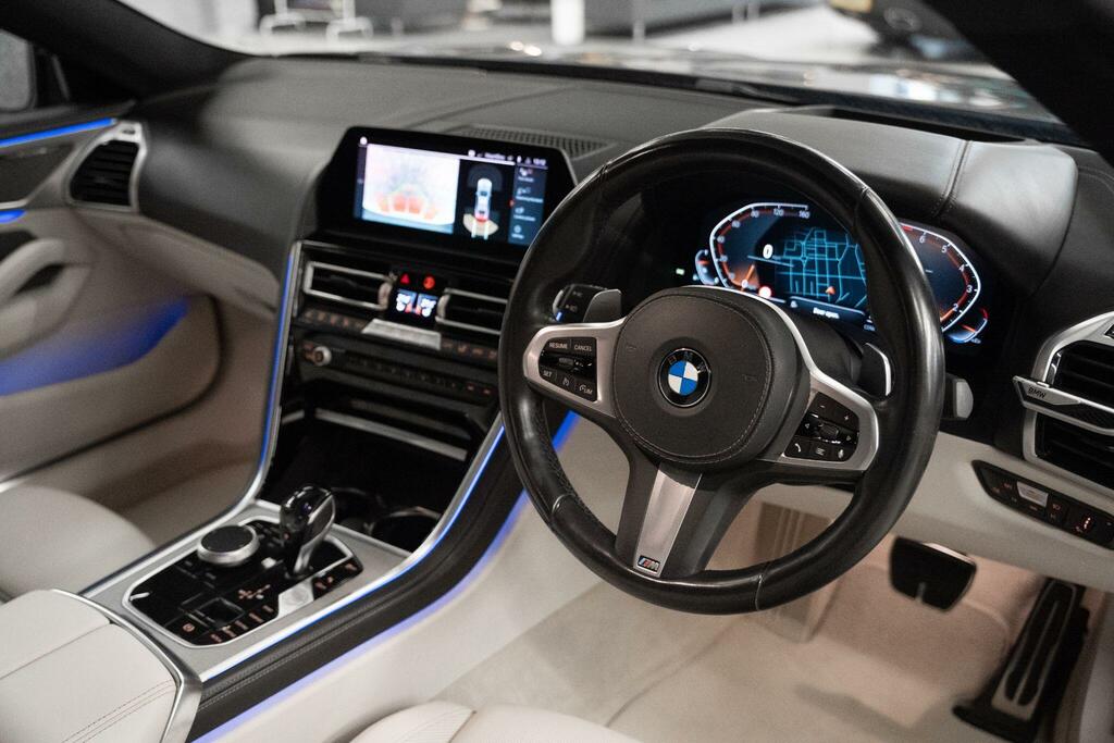BMW 8 Series Gran Coupe 840D Blue #19