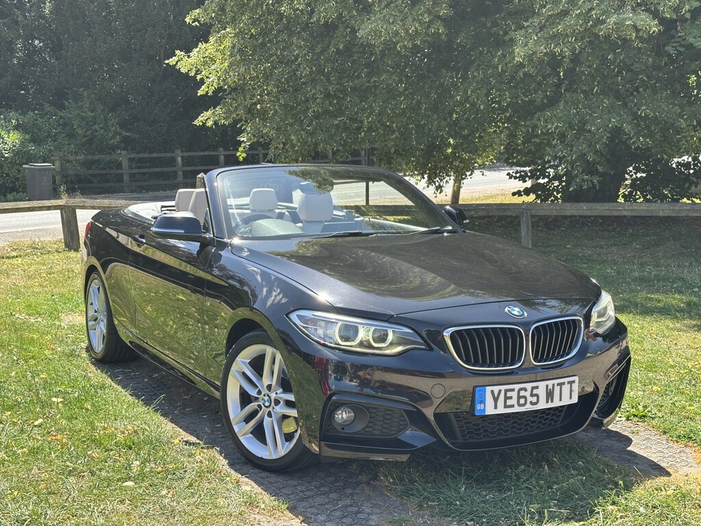 BMW 2 Series Convertible 2.0 220D M Sport Convertible 2016 Black