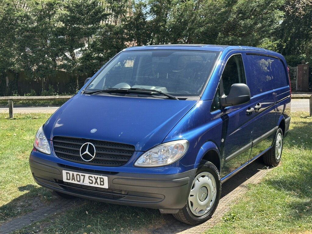Mercedes-Benz Vito 2007 2.1 115Cdi Dualiner Basic Compact Panel Van S Black #2