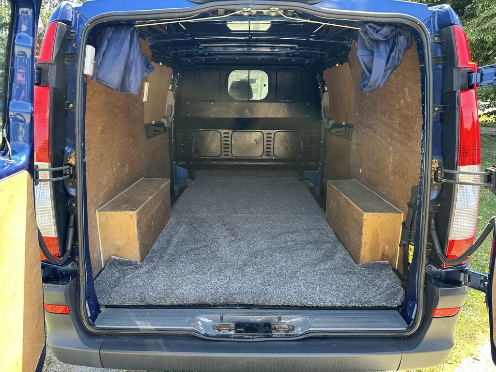 Mercedes-Benz Vito 2007 2.1 115Cdi Dualiner Basic Compact Panel Van S Black #16