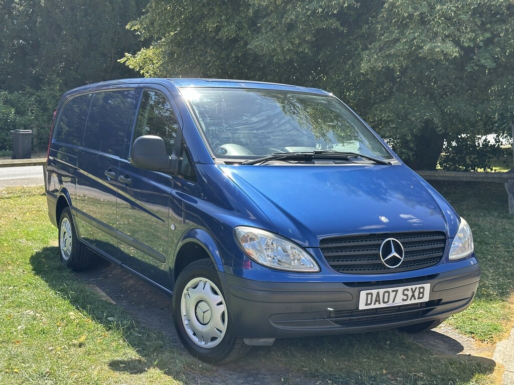 Mercedes-Benz Vito 2007 2.1 115Cdi Dualiner Basic Compact Panel Van S Black #1