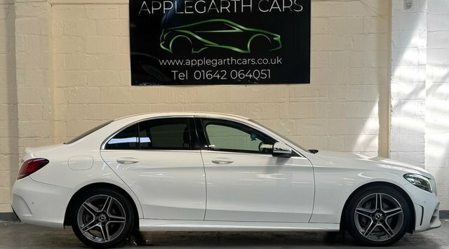 Mercedes-Benz C Class C200d Amg Line Saloon White