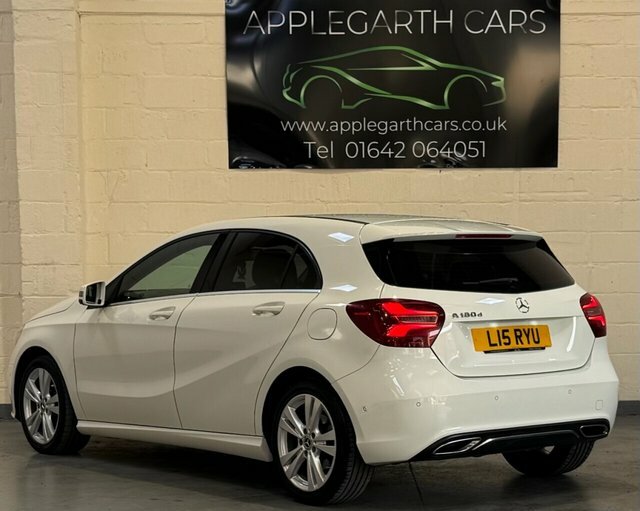 Mercedes-Benz A Class A180d Sport Premium Hatchback L15RYU White #6
