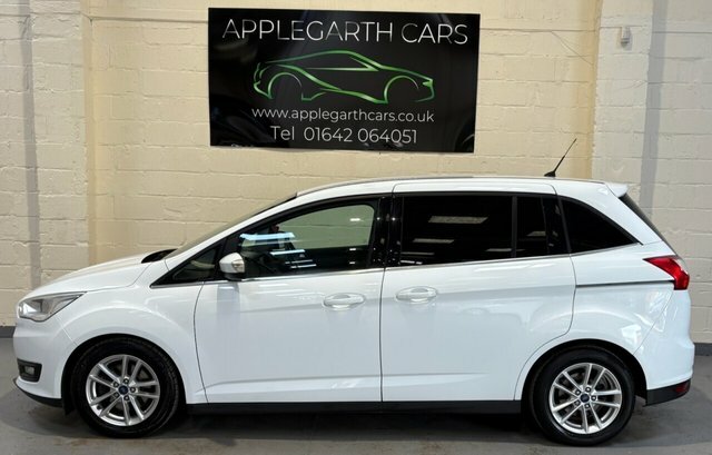 Ford Grand C-Max Tdci Zetec Mpv White #3