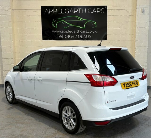 Ford Grand C-Max Tdci Zetec Mpv White #4