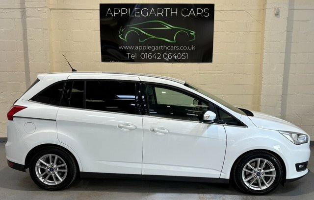 Ford Grand C-Max Tdci Zetec Mpv White #2