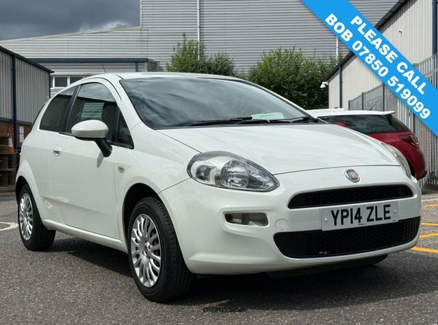 Fiat Punto 1.2 Pop Hatchback Euro 6 69 Bhp White
