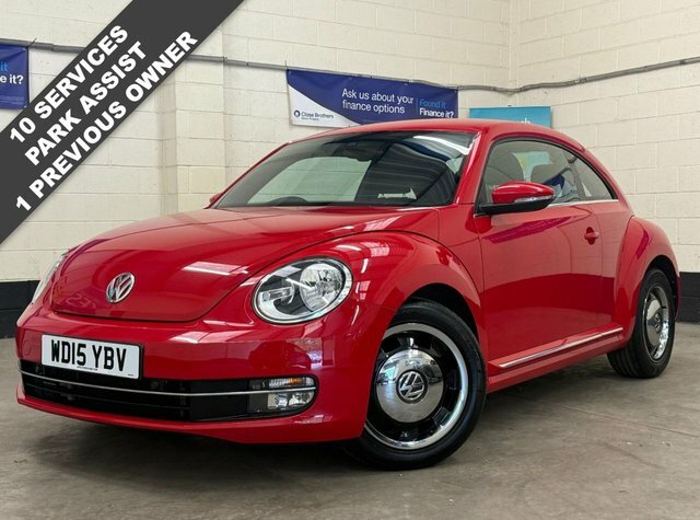 Volkswagen Beetle 1.4 Tsi Bluemotion Tech Design Hatchback Pe Red