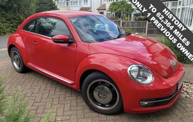 Volkswagen Beetle 1.4 Tsi Bluemotion Tech Design Hatchback Pe Red