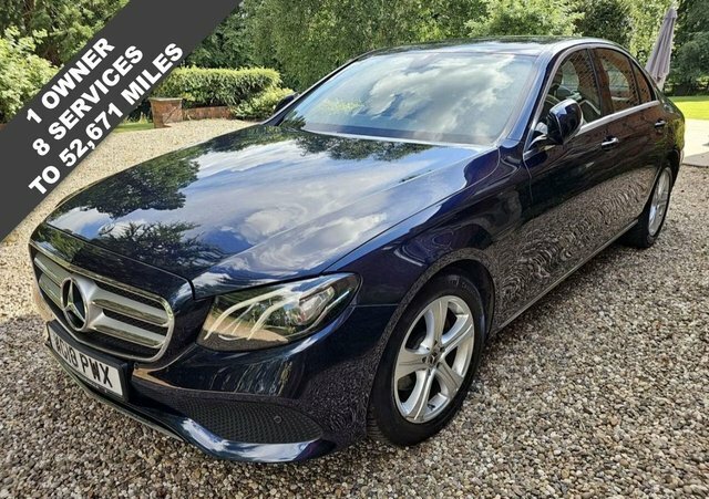 Mercedes-Benz E Class 2.0 E220d Se Saloon G-tronic Euro 6 Blue