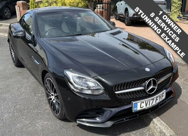 Mercedes-Benz SLC 2.0 Slc200 Amg Line Convertible G-tr Black