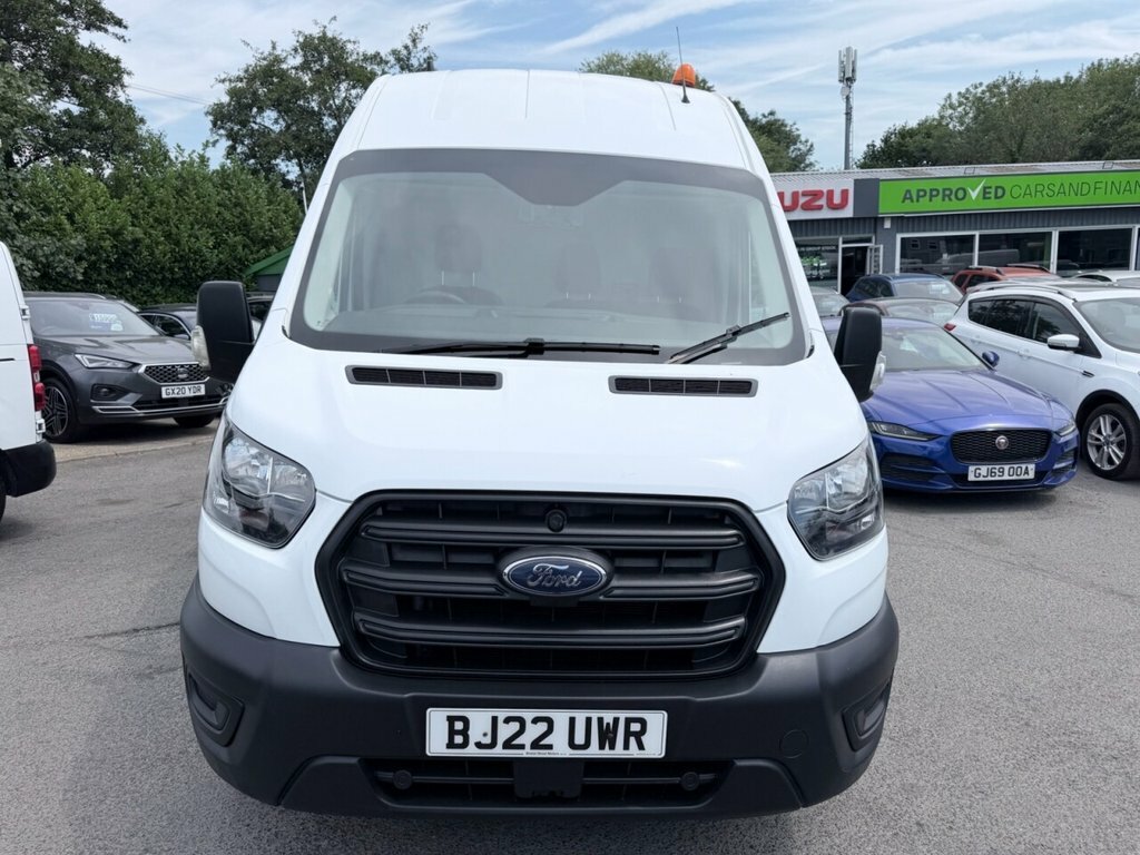 Ford Transit Custom 2L Leader BJ22UWR White #2