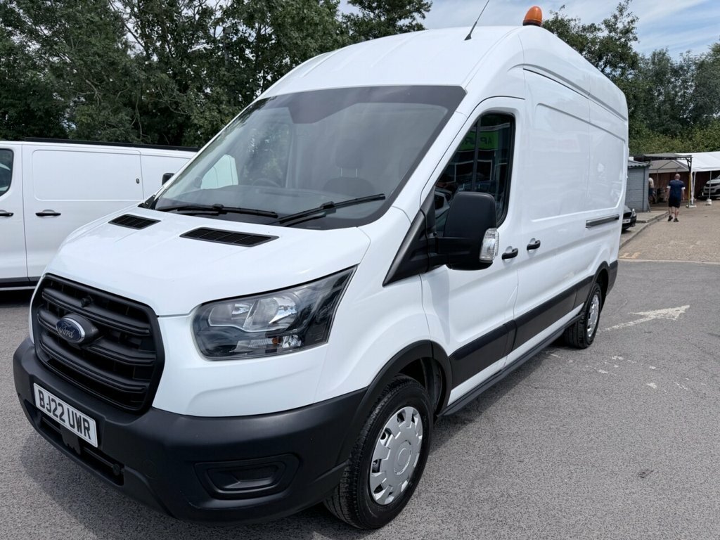 Ford Transit Custom 2L Leader BJ22UWR White #3