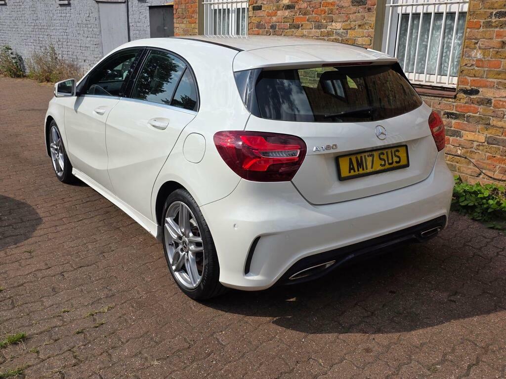 Mercedes-Benz A Class 1.6 A180 Amg Line Premium 7G-dct Euro 6 S S White #4