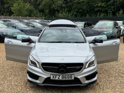 Mercedes-Benz CLA Class Saloon White #11