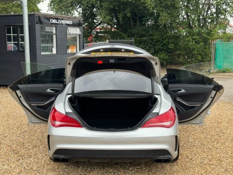 Mercedes-Benz CLA Class Saloon White #12
