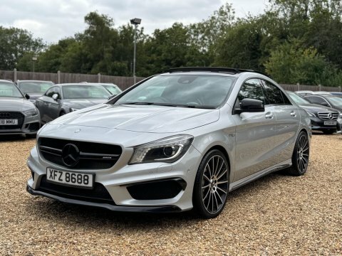 Mercedes-Benz CLA Class Saloon White #10