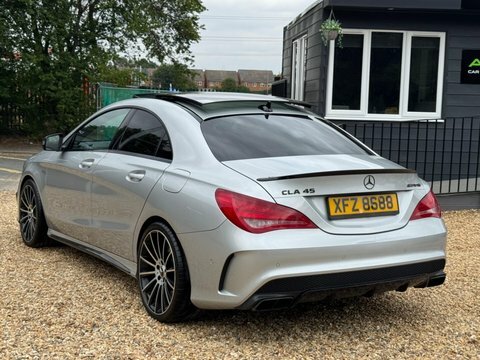 Mercedes-Benz CLA Class Saloon White #8