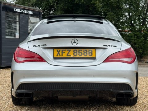 Mercedes-Benz CLA Class Saloon White #7