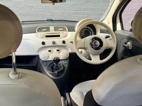 Fiat 500 1.2 500 Lounge SD65YSG White #2
