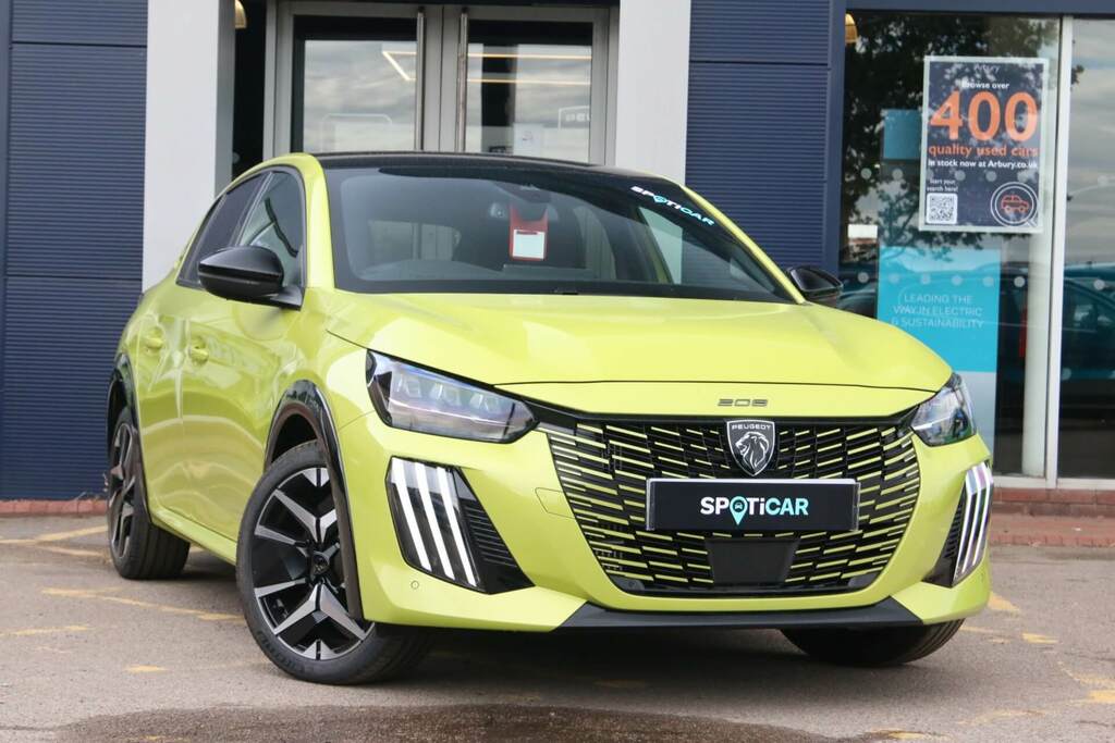 Peugeot 208 1.2 Hybrid 136 Gt E-dsc6 Yellow