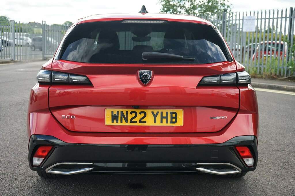 Peugeot 308 1.6 Plug-in Hybrid Allure Premium E-eat8 Red #4