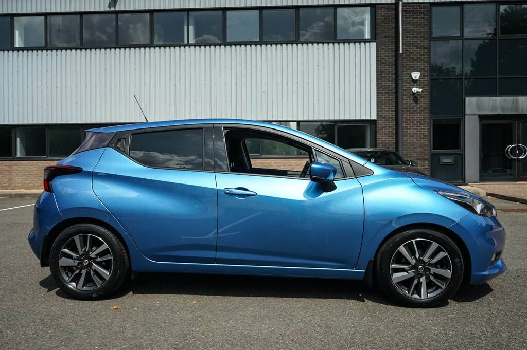 Nissan Micra 1.0 Ig-t 100 Tekna Xtronic Blue #4