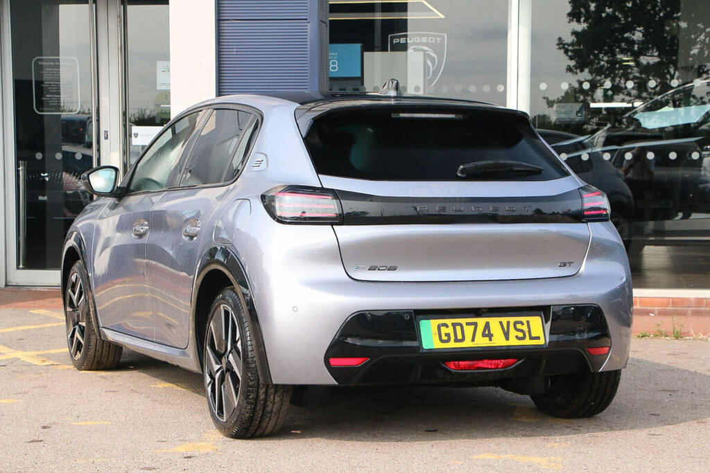 Peugeot e-208 51 Kwh 156 1-Speed GD74VSL Grey #4