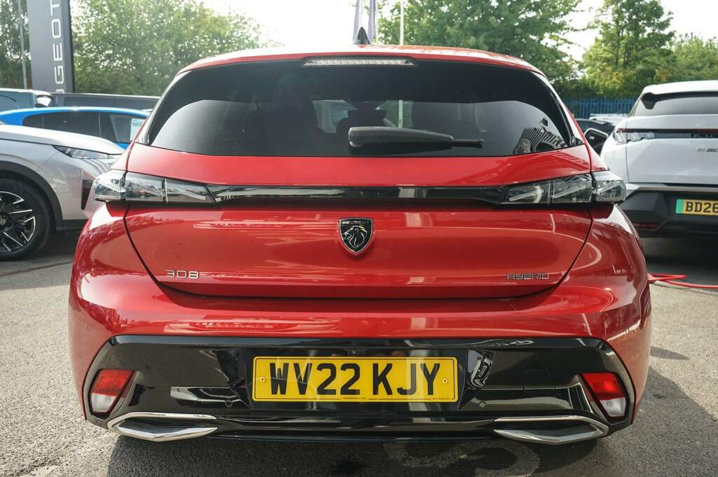 Peugeot 308 1.6 Plug-in Hybrid 225 Gt Premium E-eat8 Red #4