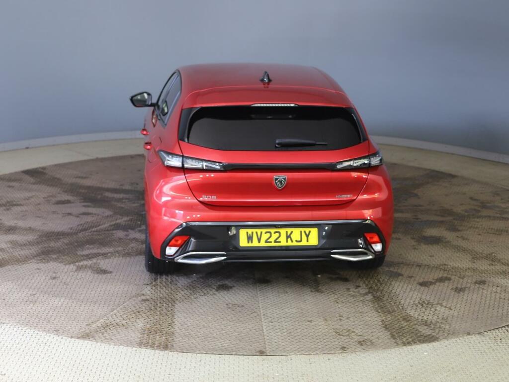 Peugeot 308 1.6 Plug-in Hybrid 225 Gt Premium E-eat8 Red #2