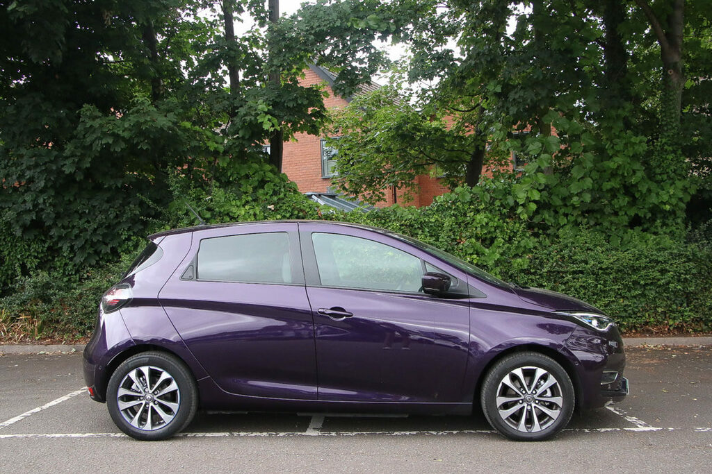 Renault Zoe 100Kw Gt Line R135 50Kwh Rapid Charge Purple #4