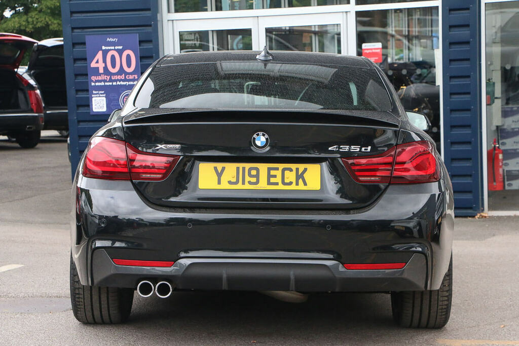 BMW 4 Series Gran Coupe 435D Xdrive M Sport Coupe YJ19ECK Black #2